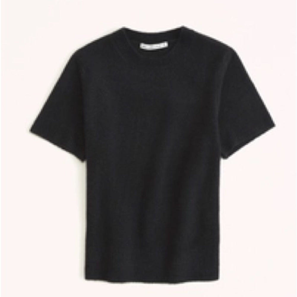 Elegant Black Knit Tee